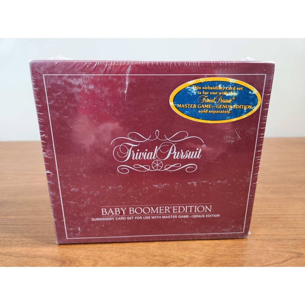 Vintage 1983 Trivial Pursuit Baby Boomer Edition Factory Sealed New